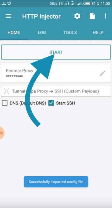 configurar servidores orange http injector ehis host payload